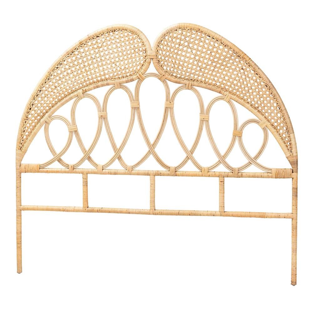 Onika Bohemian Rattan Queen Size Standalone Headboard - Ethereal Company