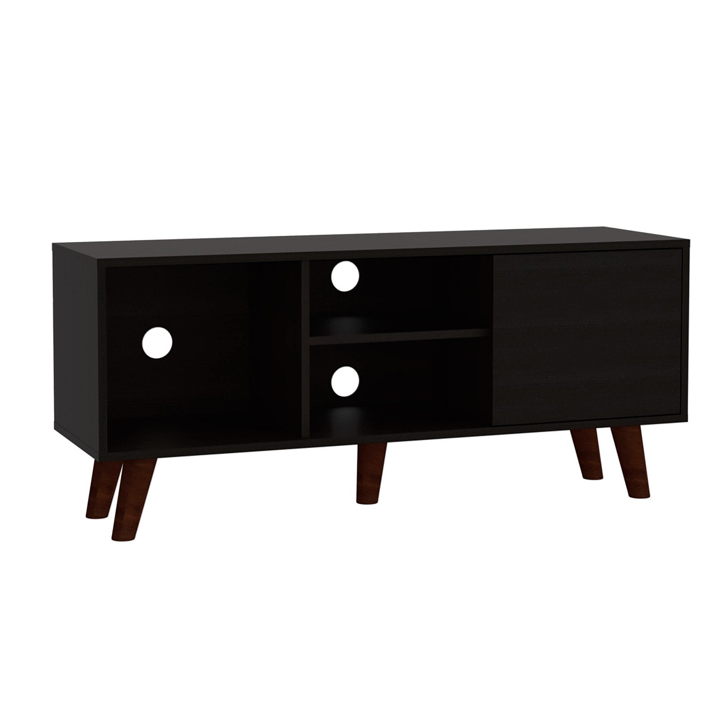 Ontario Tv Stand for TV´s up 52&quot;, Three Shelves, Single Door Cabinet - Ethereal Company