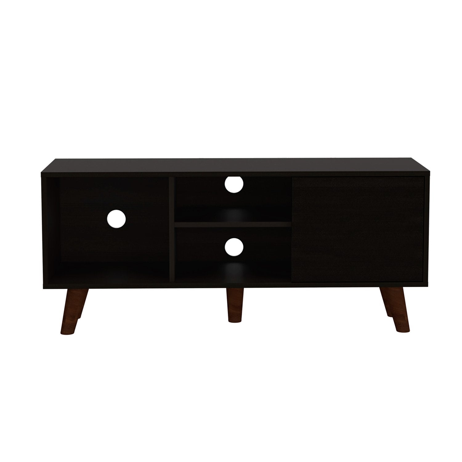 Ontario Tv Stand for TV´s up 52&quot;, Three Shelves, Single Door Cabinet - Ethereal Company