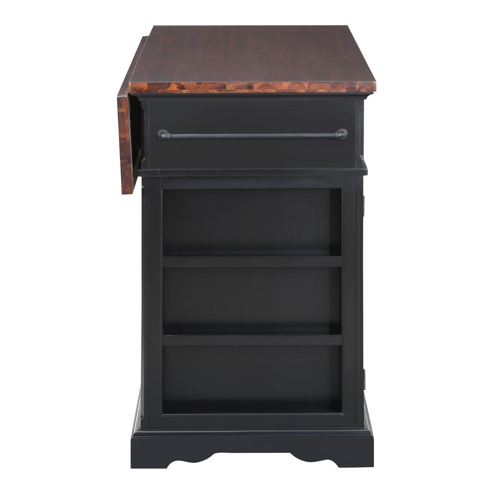 Palisade Kitchen Island, Black - Ethereal Company