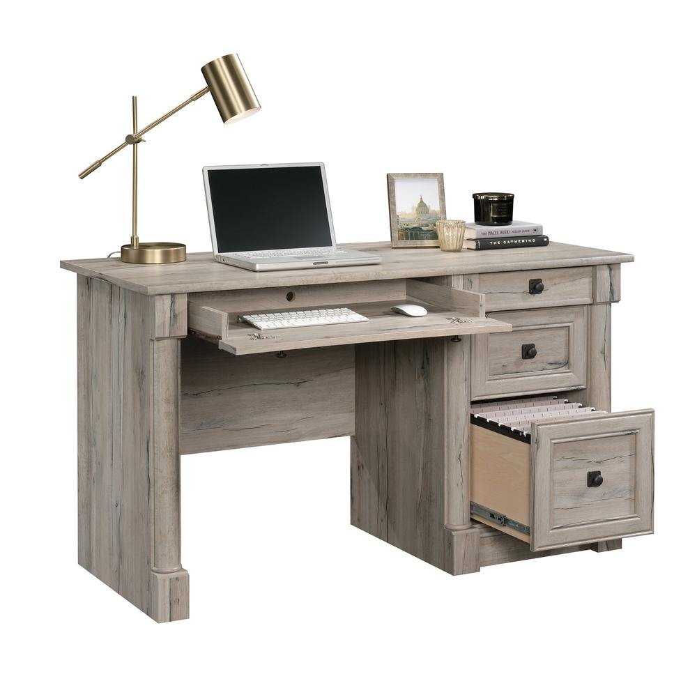 Palladia Computer Desk - Split Oak - Ethereal Company