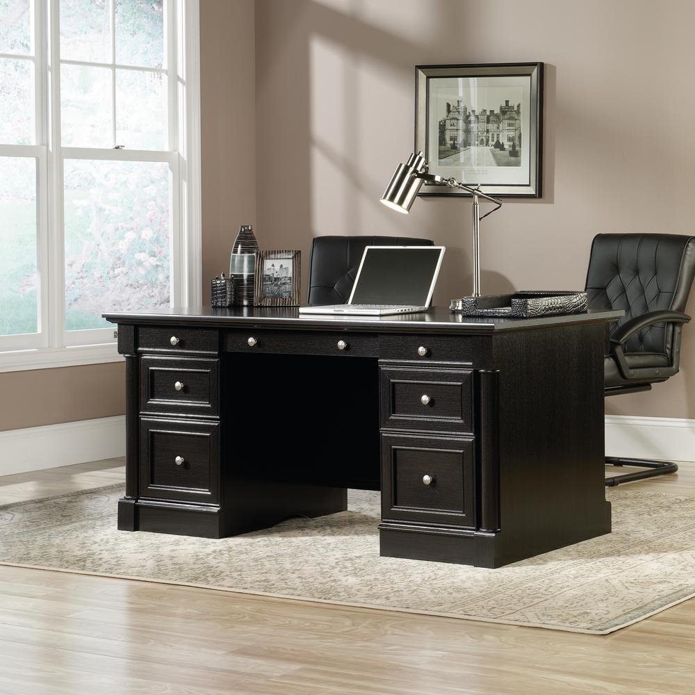 Palladia Executive Desk - Wind Oak - Ethereal Company