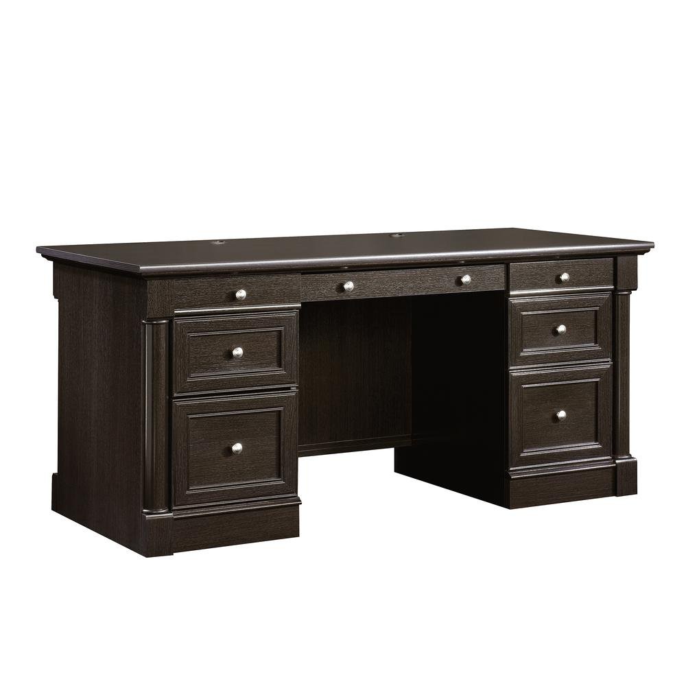 Palladia Executive Desk - Wind Oak - Ethereal Company