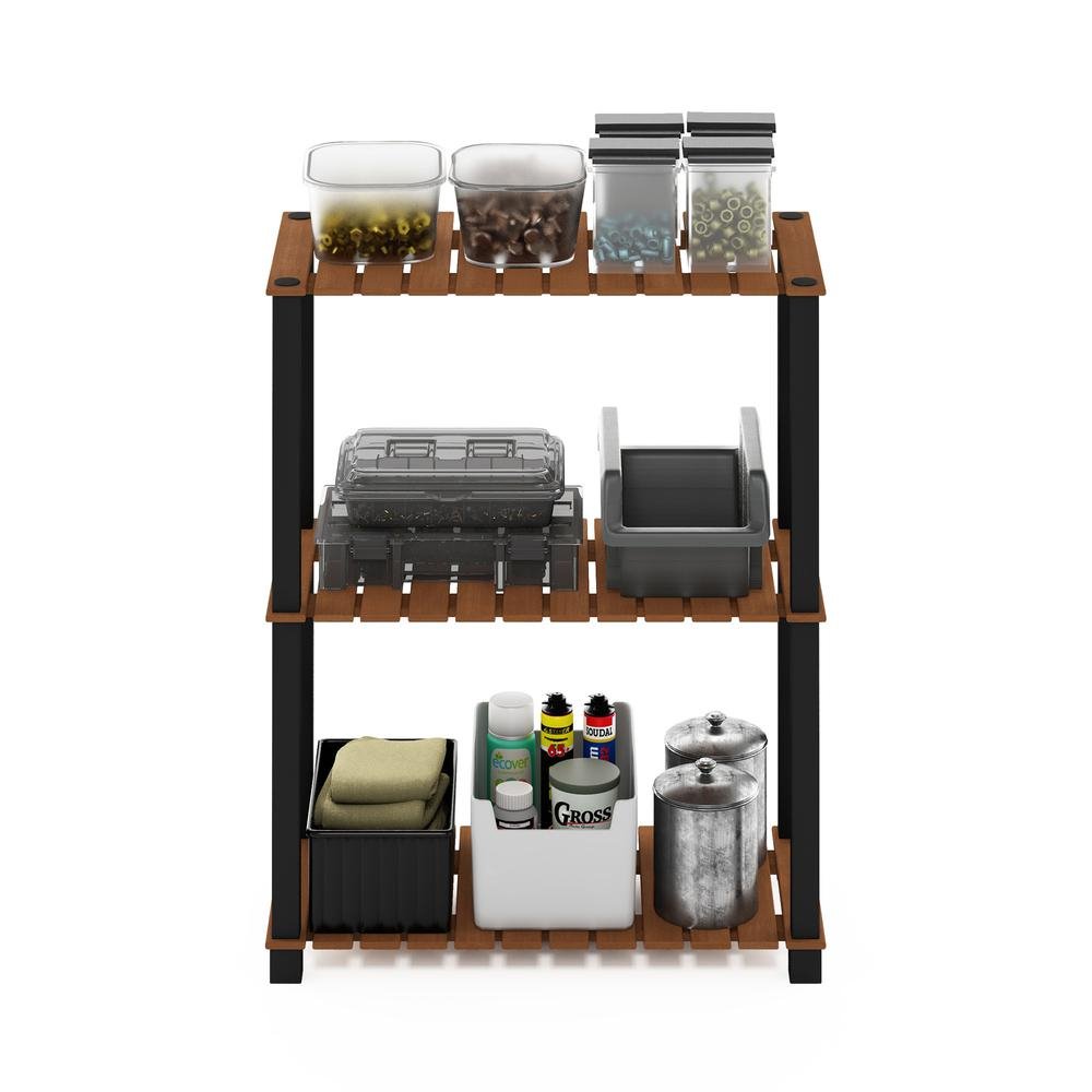 Pangkor 3-Tier Turn-N-Tube Indoor Outdoor Plant Shelf Wood Stand - Ethereal Company