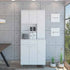 Piacenza Kitchen Pantry, Double Door Cabinet, White Finish - Ethereal Company