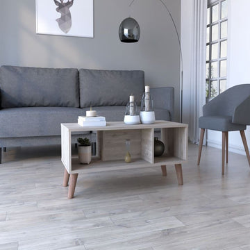 Plex Coffee Table - Light Gray Finish - Ethereal Company