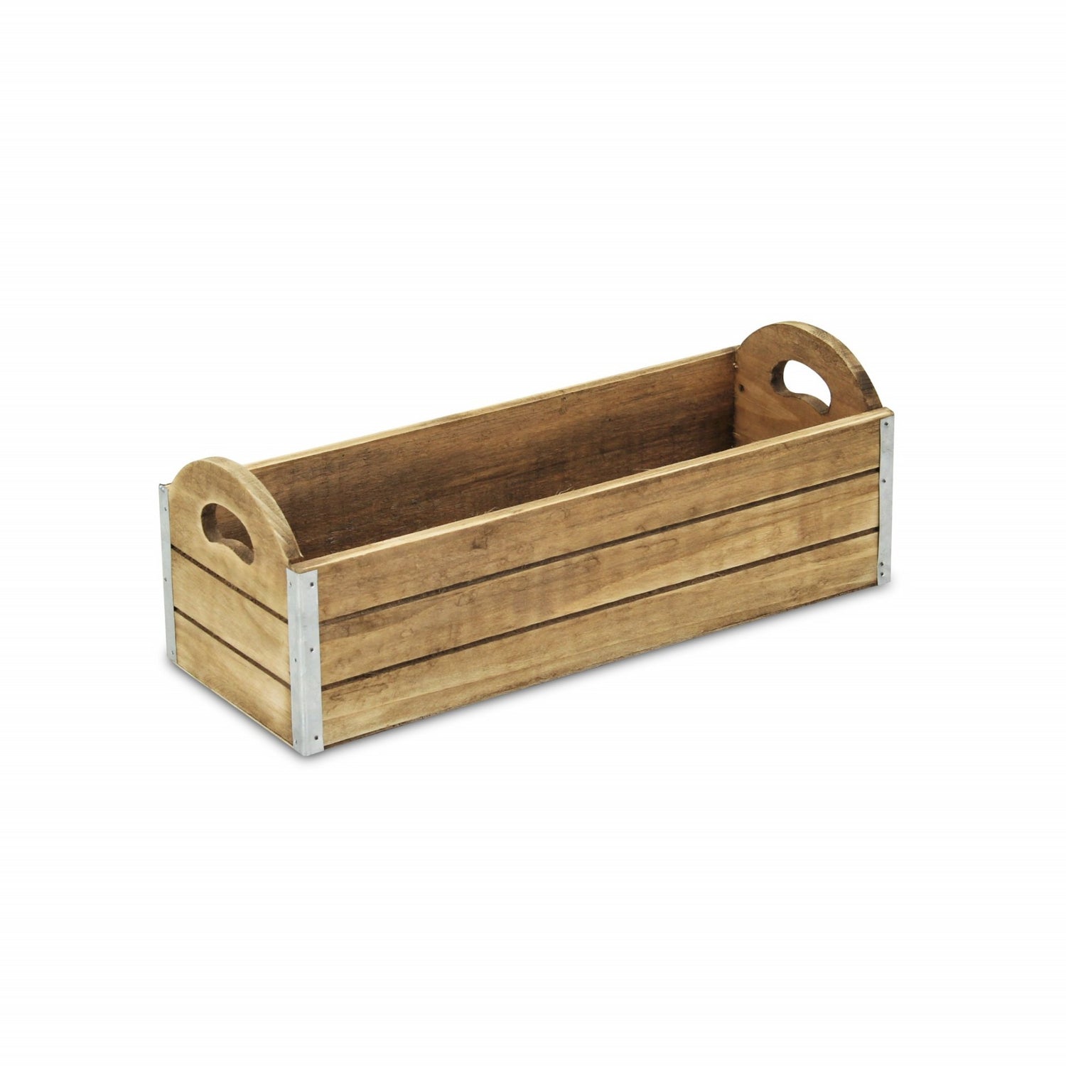 Rectangular Wooden Box Planter - Ethereal Company