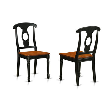 Reginald Dining Chairs - Black &amp; Cherry - (Set Of 2) - Ethereal Company