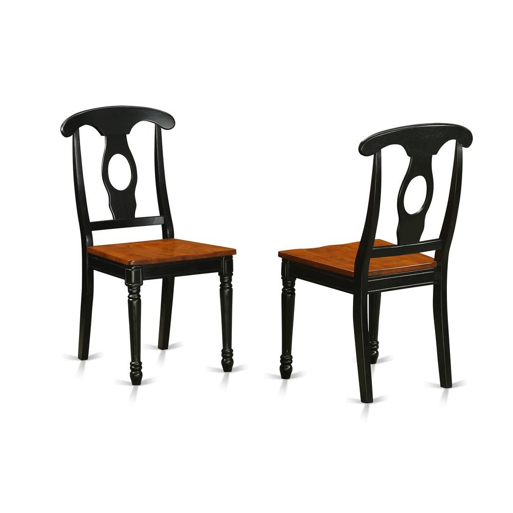 Reginald Dining Chairs - Black &amp; Cherry - (Set Of 2) - Ethereal Company