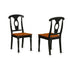 Reginald Dining Chairs - Black & Cherry - (Set Of 2) - Ethereal Company