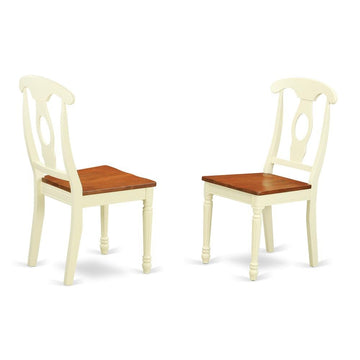 Reginald Dining Chairs - Butermilk &amp; Cherry (Set Of 2) - Ethereal Company