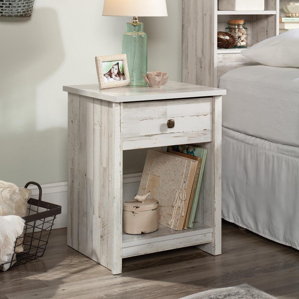 River Ranch Nightstand - White Plank - Ethereal Company