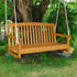 Royal Tahiti Curved Back Wood Two Seated Swing - Ethereal Company