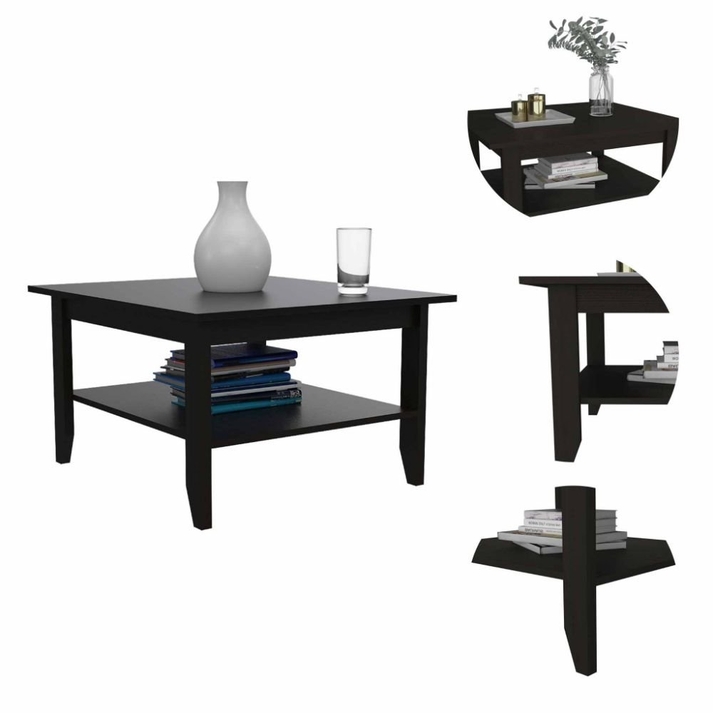 San Jose Coffee Table - Black Wengue Finish - Ethereal Company