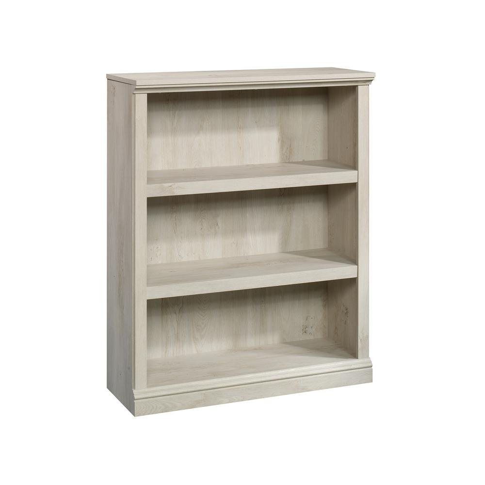 Sauder 3 Shelf Bookcase Chalked Chestnut - Ethereal Company