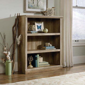 Sauder 3 Shelf Bookcase - Lintel Oak - Ethereal Company