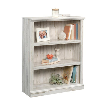 Sauder 3 Shelf Bookcase - White Plank - Ethereal Company
