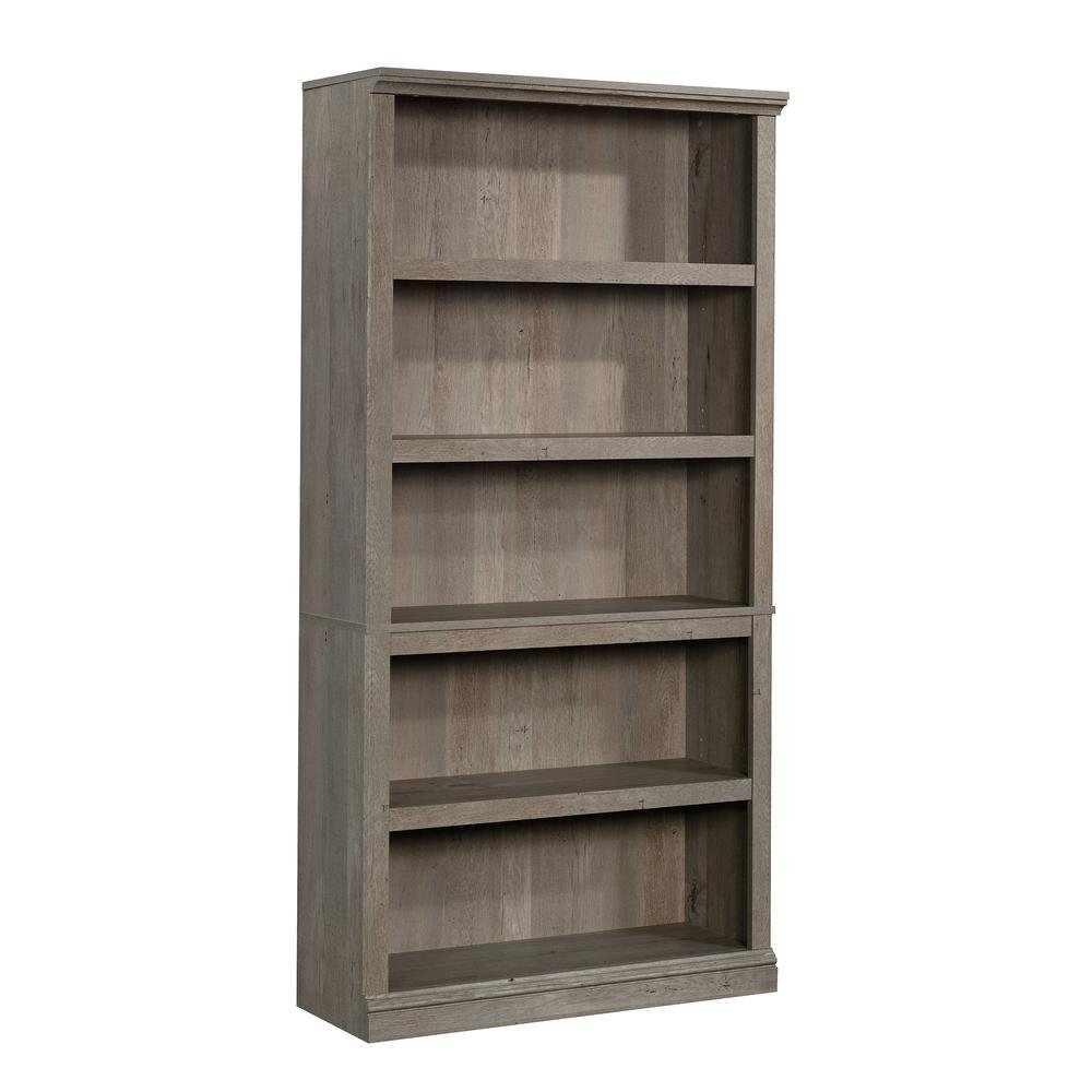 Sauder 5 Shelf Bookcase - Mystic Oak - Ethereal Company