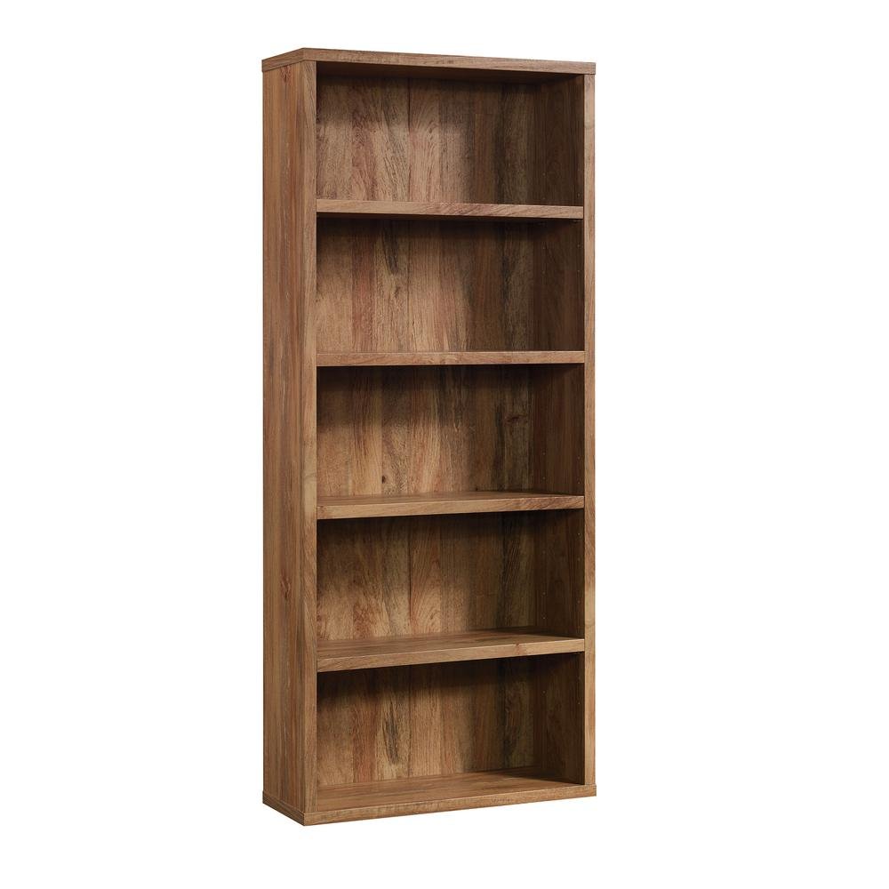 Sauder 5-Shelf Bookcase - Sindoori Mango - Ethereal Company