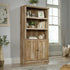 Sauder 5 Shelf Bookcase W/Doors - Lintel Oak - Ethereal Company