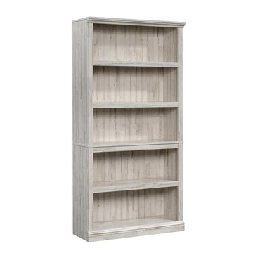 Sauder 5 Shelf Bookcase - White Plank - Ethereal Company