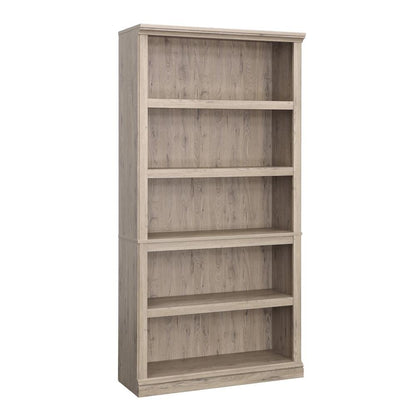 Sauder 5-Shelf Display Bookcase in Laurel Oak - Ethereal Company