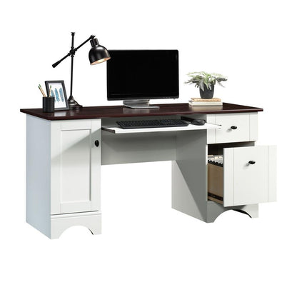 Sauder Computer Desk - Soft White - Ethereal Company