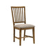 Side Chair (Set-2), Tan Linen & Weathered Oak - Ethereal Company