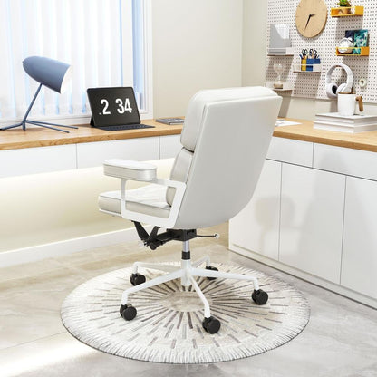 Smiths Office Chair White - Ethereal Company