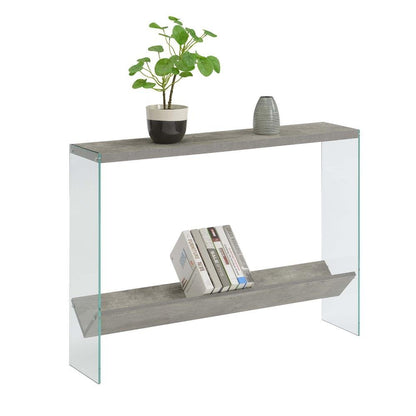 SoHo V Console Table w/ Shelf - Ethereal Company