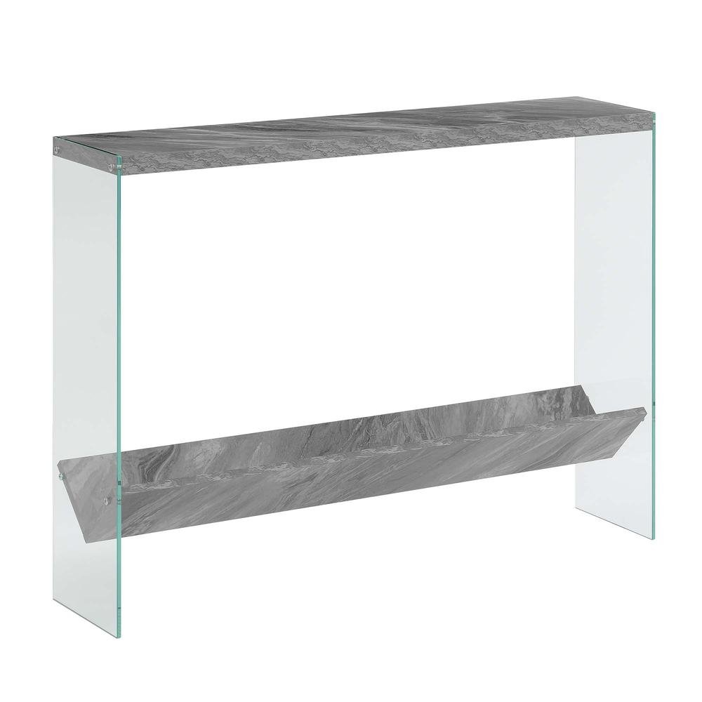 SoHo V Console Table with Shelf - Ethereal Company