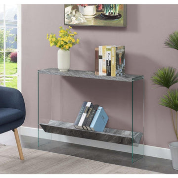 SoHo V Console Table with Shelf - Ethereal Company