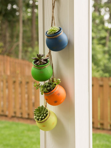Southwestern Dangling Pots Decor - Ethereal Company