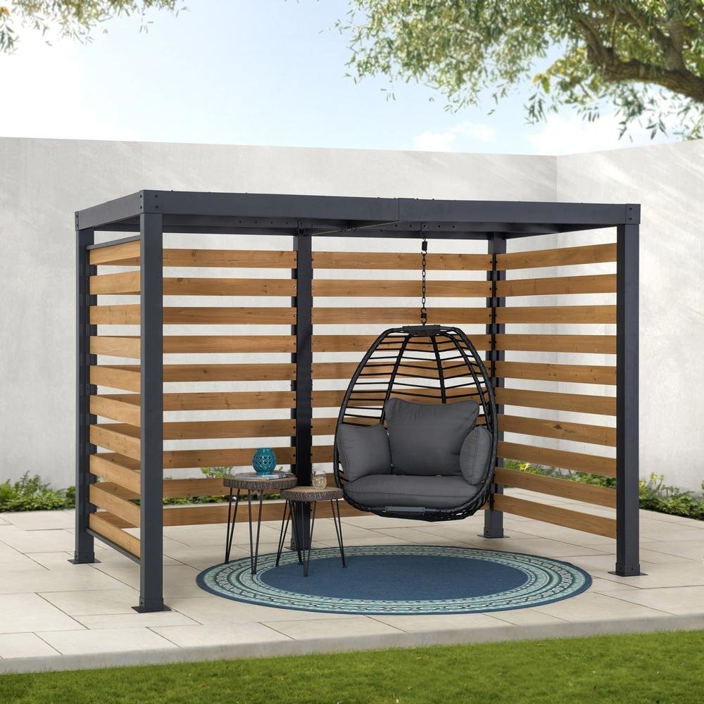 Sunjoy SummerCove 10 ft. x 6 ft. Lynngrove Small Space Pergola - Ethereal Company