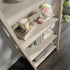 Trestle 5-Shelf Bookcase- Chalked Chestnut - Ethereal Company