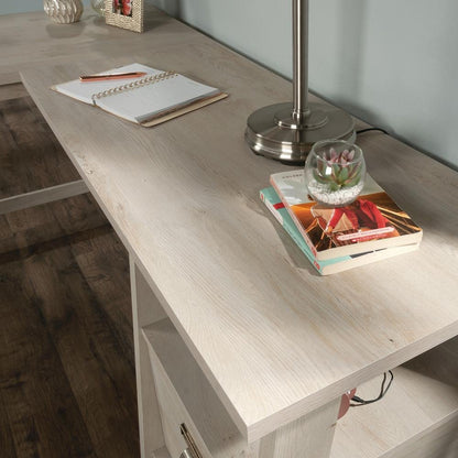 Trestle L-Desk - Chalked Chestnut - Ethereal Company