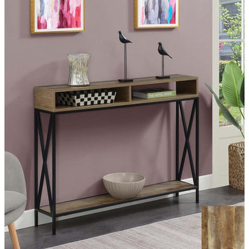 Tucson Deluxe Console Table with Shelf - Ethereal Company