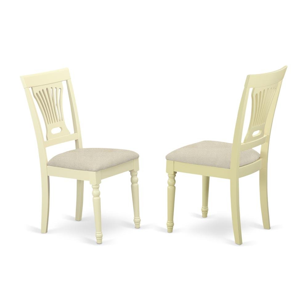 Vaderbilt Dining Chair - Cushioned Seat - Buttermilk( Set of 2) - Ethereal Company
