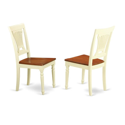 Vanderbilt Dining Chairs - Buttermilk &amp; Cherry (Set Of 2) - Ethereal Company