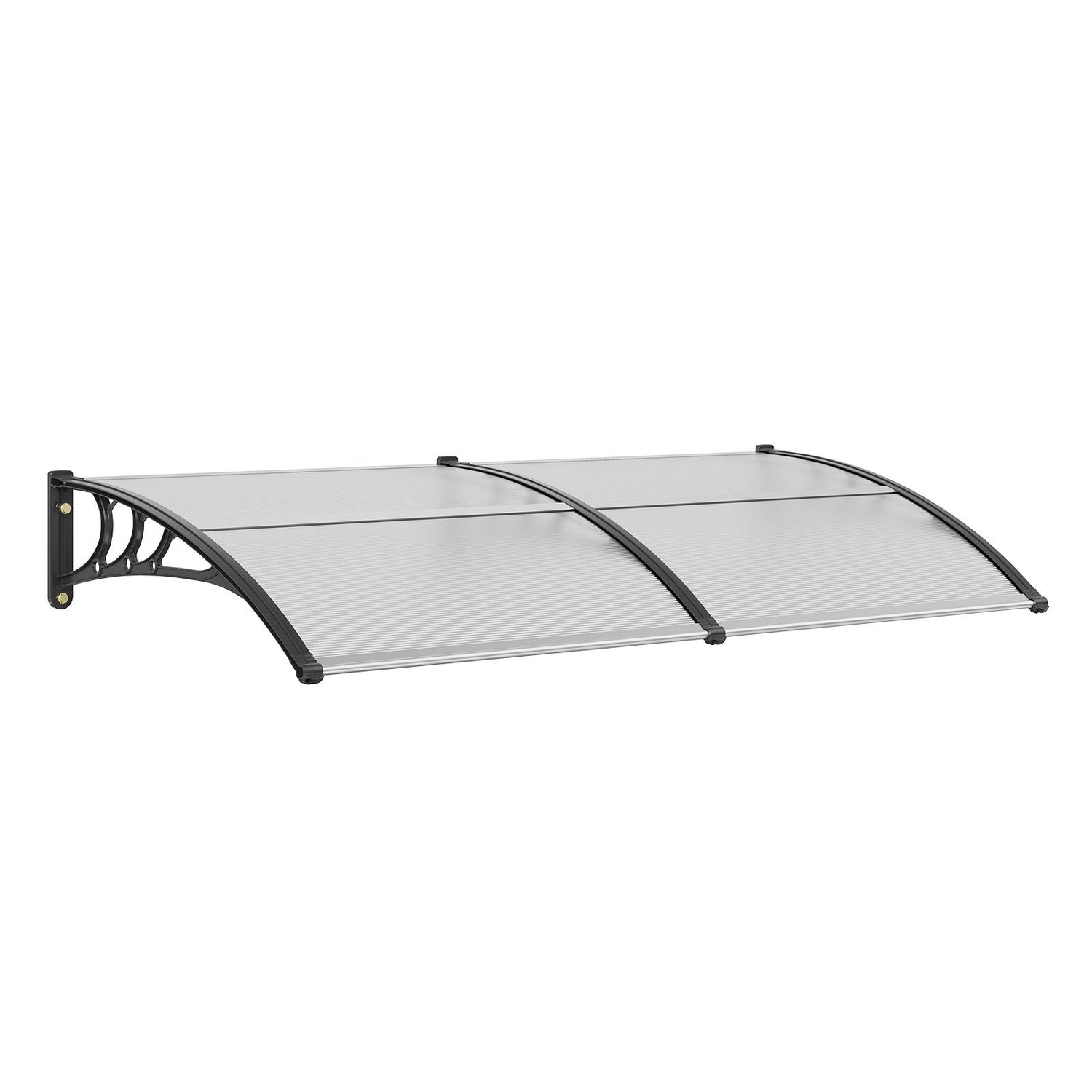 VEVOR Window Door Awning Canopy 40&quot; x 80&quot;, UPF 50+ Polycarbonate Entry Door Outdoor Window Awning Exterior, Front Door Overhang Awning for Sun Shutter, UV, Rain, Snow Protection, Hollow Sheet - Ethereal Company