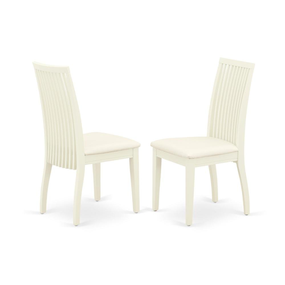 Willow Square Dining Table/ 4 Dining Chairs/ White/White Wood - Ethereal Company