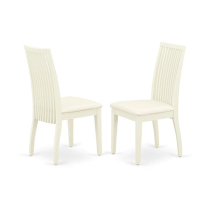 Willow Square Dining Table/ 4 Dining Chairs/ White/White Wood - Ethereal Company