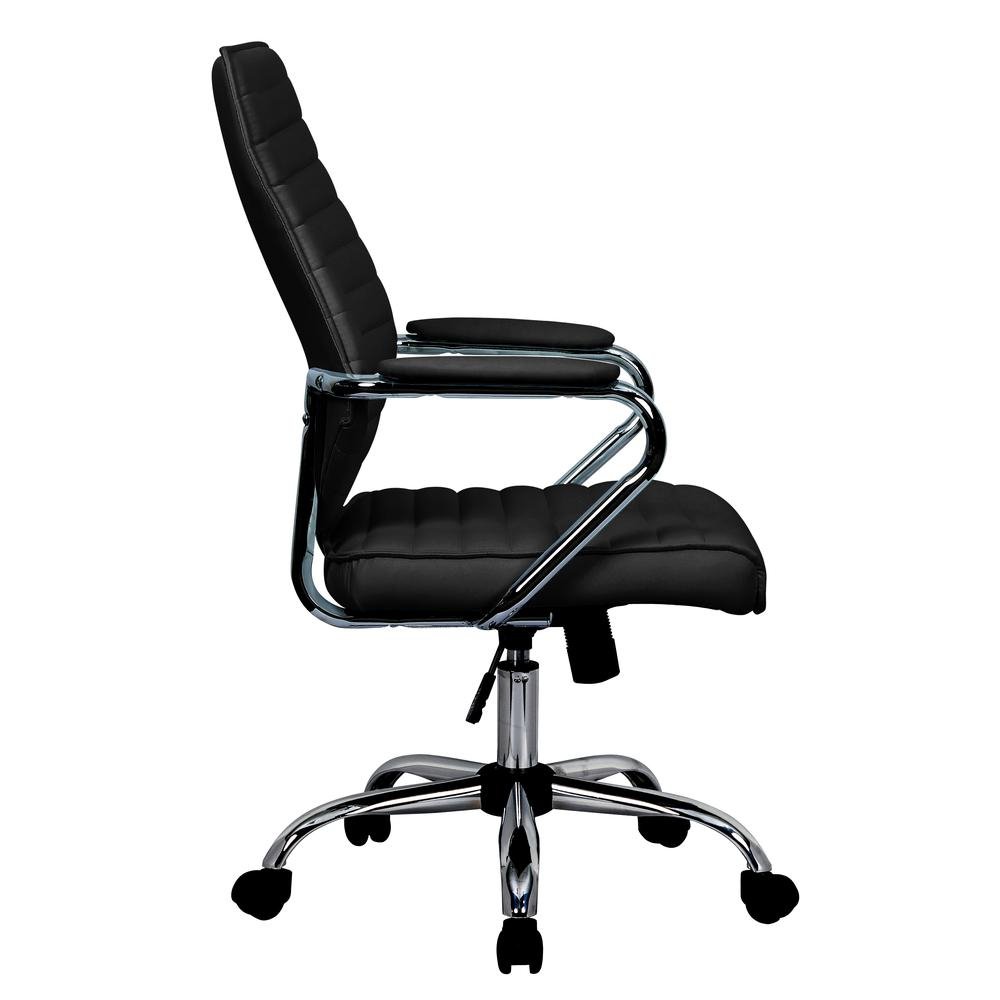 Winchester Home Leather Office Chair - Black - Ethereal Company