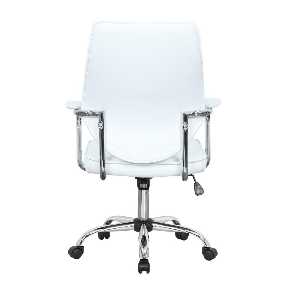 Winchester Home Leather Office Chair - White - Ethereal Company