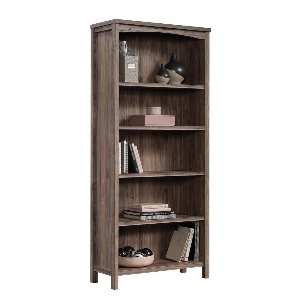 Woodburn 5 Shelf Bookcase - Washed Walnut - Ethereal Company