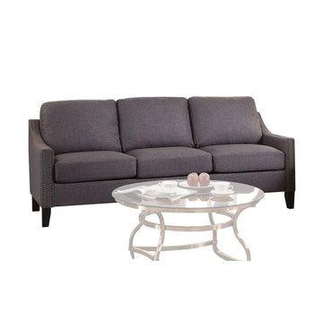 Zapata Sofa, Gray Linen - Ethereal Company